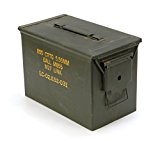Originale gebrauchte Munitionskiste Größe 3 der U.S. Army für 800 Patronen Metallkiste Mun-Kiste Behälter Metallbox