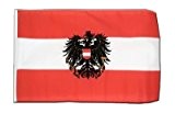 Österreich Adler Flagge, österreichische Fahne 30 x 45 cm, MaxFlags®
