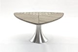 Palm Triangular Dining Table Esstisch WoodTEC Taupe