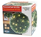 PartyFunLights Boxwood ball 20 LED, 26,5 cm 51699
