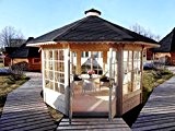Pavillon aus Holz Garten-10 qm