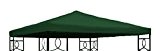 Pavillon Ersatzdach mit PVC Beschichtung (wasserdicht) - 3x3 Meter - 270 gr/m² Polyester (Grün)