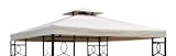 Pavillon Ersatzdach mit PVC Beschichtung (wasserdicht) - 3x3 Meter - 270 gr/m² Polyester (Beige)