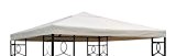 Pavillon Ersatzdach mit PVC Beschichtung (wasserdicht) - 3x3 Meter - 270 gr/m² Polyester (Beige)