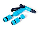 Perel Cellfast Handsprinkler- set mit Schaltpistole, 1/2-5/8 Zoll, 19 x 4 x 18 cm, blau, CF50-530