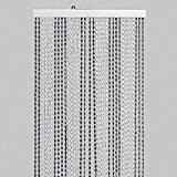 Perlenvorhang "Astor" 200x100 cm mit Kunststoffleiste, 80 Perlenstränge