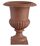 Pflanz-Pokal, Amphore, Pflanzgefäß 'Bordeaux' aus Gusseisen 21 cm hoch