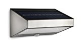 Philips myGarden 178114716 Greenhouse Solar LED Wandleuchte, Edelstahl, Bewegungsmelder