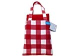 Picknickdecke/Freizeitdecke "Karo" mit praktischer Tragetasche rot/weiß kariert 100% Baumwolle von Ringelsuse
