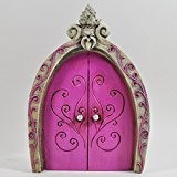 Pink Pixie, Elfe, Fairy Tür - Baum Garten Home Decor - Fun Schrulliges Geschenk Figur - Fairy Garden UK