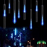 Pinwheel Meteor Dusche LED Licht 50cm 8 Tubes 240 LEDs Falling Raindrop Lichter Eiszapfen Schnur Regentropfen Cascading Lichter für für ...