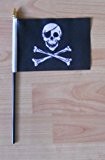 Piraten Totenkopf Flagge Fahne, klein.