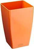 Plastia Mimosa - Topf, ohne Einsatz und Zubehör, Größe: 20 x 20 x 32 cm, orange