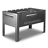 Portabler Mangal für Schaschlikspieße Klappgrill Picknick Holzkohlegrill Campinggrill aus Stahl