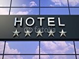 Poster-Bild 40 x 30 cm: "The hotel sign with five stars.", Bild auf Poster