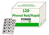 POWERHAUS24® - 120 Rapid Testtabletten pH-Wert Phenol Red