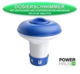 POWERHAUS24® - Dosierschwimmer Mini für 20gr Tabletten - innen mit Netz