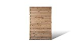 Preiswerter Sichtschutz Dichtzaun Maß 120 x 180 cm (Breite x Höhe) aus Kiefer / Fichte Holz, druckimprägniert "Berlin" Massiv