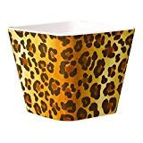 Priscilla's Exclusive Leopard 4" Planter Pot or Container for Plant, Flowers, Cat Grass, Kitty Grass or Kids Crayons