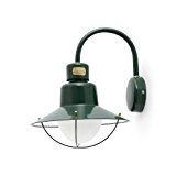 Projektor Barcelona Newport 71152-applique 60 W Metall Lampenschirm aus Glas opal grün
