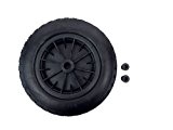 PU 14 Puncture Proof BLACK Wheelbarrow Wheel Tyre 3.50 - 8 Light Weight FOAM by Keto Plastics