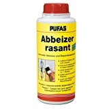Pufas Abbeizer RASANT 750 ml - universeller Abbeizer Farben Lacke Lasuren und reinigen von harten Pinseln