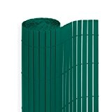 PVC Sichtschutzmatte in der Größe 100 x 500 cm, Farbe: Grün