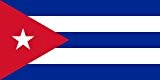 Qualitäts Fahne Flagge Kuba 90 x 150 cm mit verstärktem Hissband