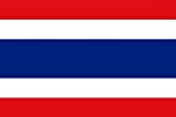 Qualitäts Fahne Thailand Flagge 90 x 150 cm mit verstärktem Hissband