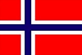 Queenshiny® Europa Länder Nationalflaggen Fahne/ Flagge 90 x 150 cm (Norwegen)