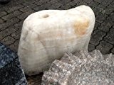Quellstein aus Onyx - 29 cm hoch - Brunnen Granitbrunnen Kiesel Flußkiesel