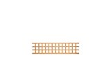 Rankgitter-Element für Holzzaunelemente / Sichtschutz-Zaun im Maße 180 x 42,5 x 2,1 cm ( Länge x Höhe x Stärke ) ...