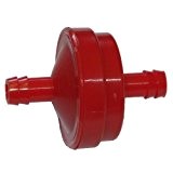 Red In Line/ Inline Fuel Filter Fits Briggs & Stratton 298090 395018 by RocwooD