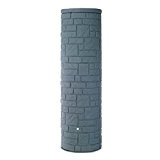 Regentonne Regenspeicher Arcado 460 Liter Farbe black granit aus UV- und witterungsbeständigem Material. Regenfass bzw. Regenwassertank mit kindersicherem Deckel und ...