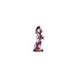 Relaxdays 2 Stück Rankhilfe aus Metall rund je 2 m hoch - Rankengitter Blumengitter Blumensäule Rosengitter