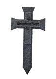 Remembered Immer Gedenkstein, Kreuz Grau von Vivid Arts
