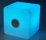 RGB color cube tragbarer kabelloser Bluetooth Musik Lautsprecher USB Speaker Würfel Box 20cm