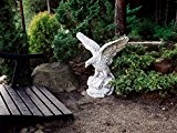 Riesiger Adler Steinfigur aus Steinguss frostfest