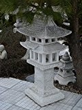Riesiges Teehaus Tempel japanischer Steingarten aus Steinguss, frostfest