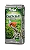 Rindenmulch Dekor 50 Liter Steingrau Deko-Mulch Dekormulch Plantop grau