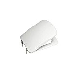 Roca Sydney Replacement WC Toilet Seat with Soft Close Hinges in White by Roca