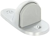Rockwood 445H.26D Brass Heavy Duty Door Stop, #12 X 1-1/2 FH SMS Fastener with Plastic Anchor and 2-24 x 1 ...