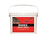 Rodex 5kg Bromadiolon Giftweizen gegen Ratten u. Mäuse Rattengift Mäusegift