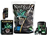 Root Riot 100 Cubes Nachfüllbeutel & Clonex 50 ml & Clonex Mist 100 ml & FORMULEX 100 ml