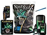 Root Riot 100 Cubes Nachfüllbeutel & Clonex 50 ml & FORMULEX 100 ml & Clonex Mist 100 ml & Skalpell X 1