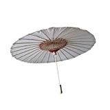 ROSENICE Chinesischen japanischen Stil asiatischer geölt Papier Bambus Regenschirm Sonnenschirm Regenschirm - Größe L