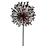 Rost - Gartenstecker Allium - D30cm / H135cm - Blume am Stab - Gartendekoration