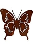 Rost Tier Schmetterling Filigran 13 cm Hänger Deko Dekoration Edelrost Garten