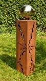Rostsäulen Gartendeko 2015 Stehle Rost Säule 60cm Garten Skulptur