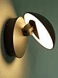 Runde LED Außen-Wandleuchte Toronto Wandlampe Hausbeleuchtung Leuchte (anthrazit-grau)